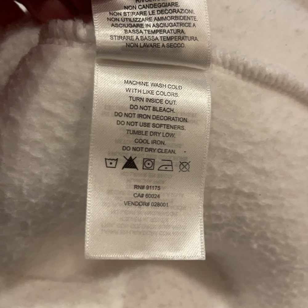 FILA White Sherpa Josephine Hoodie-Large - Picture 12 of 12